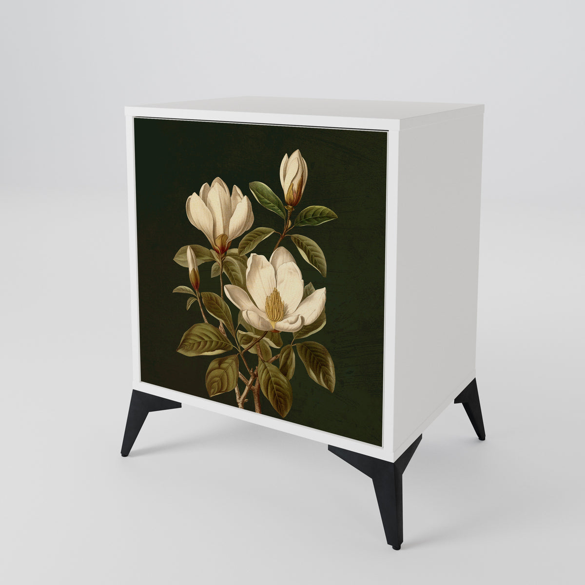 FLORAL NOIR Skänk med en dörr
