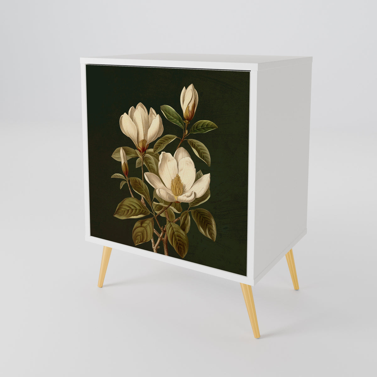 FLORAL NOIR Skänk med en dörr