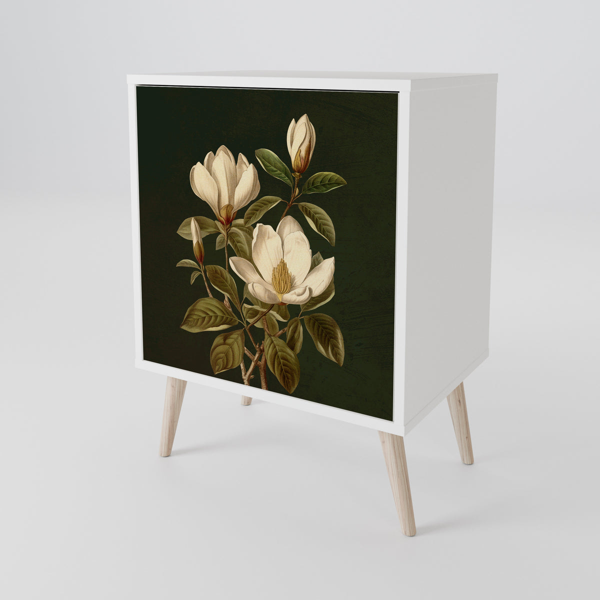 FLORAL NOIR Skänk med en dörr