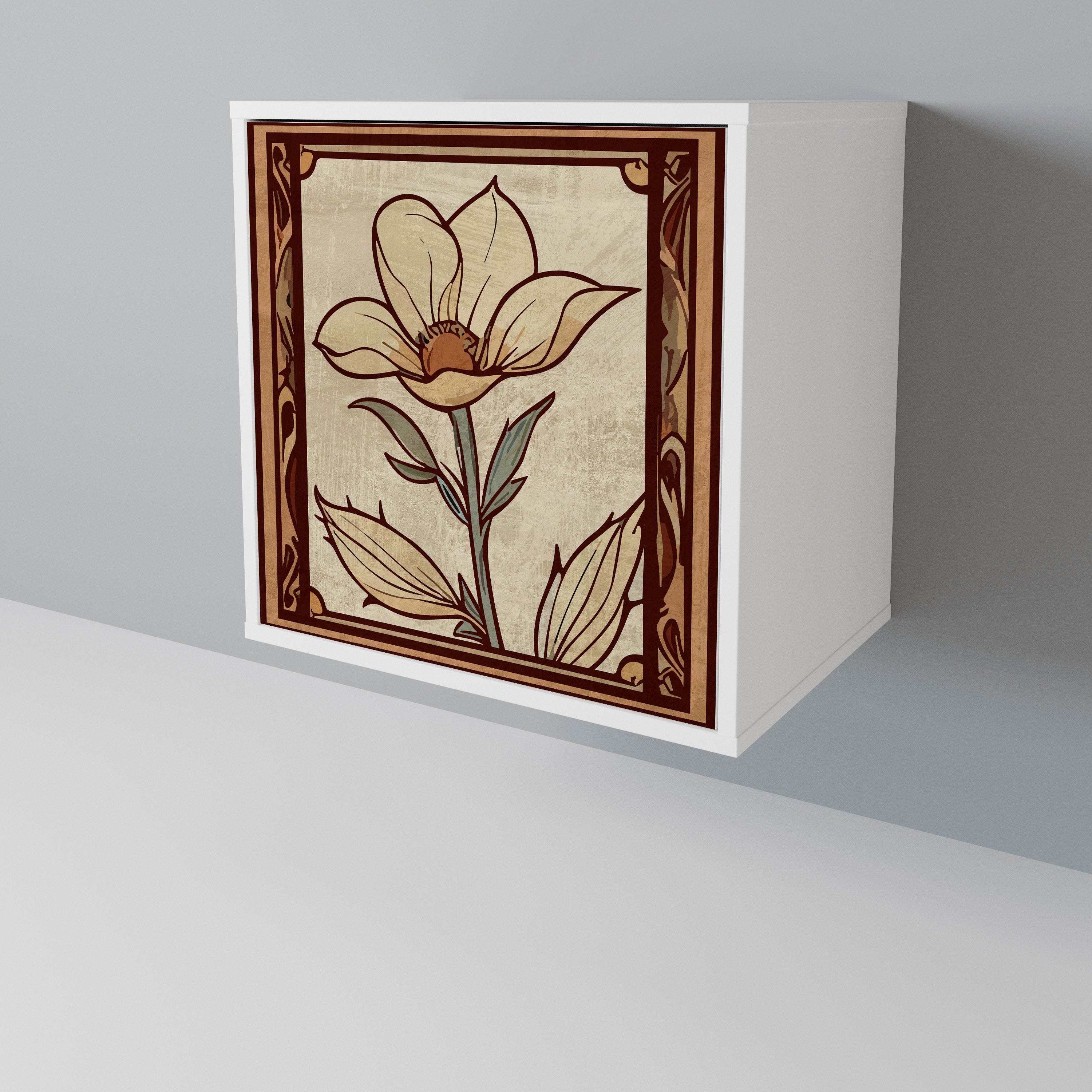 TIMELESS FLORA Skänk med en dörr