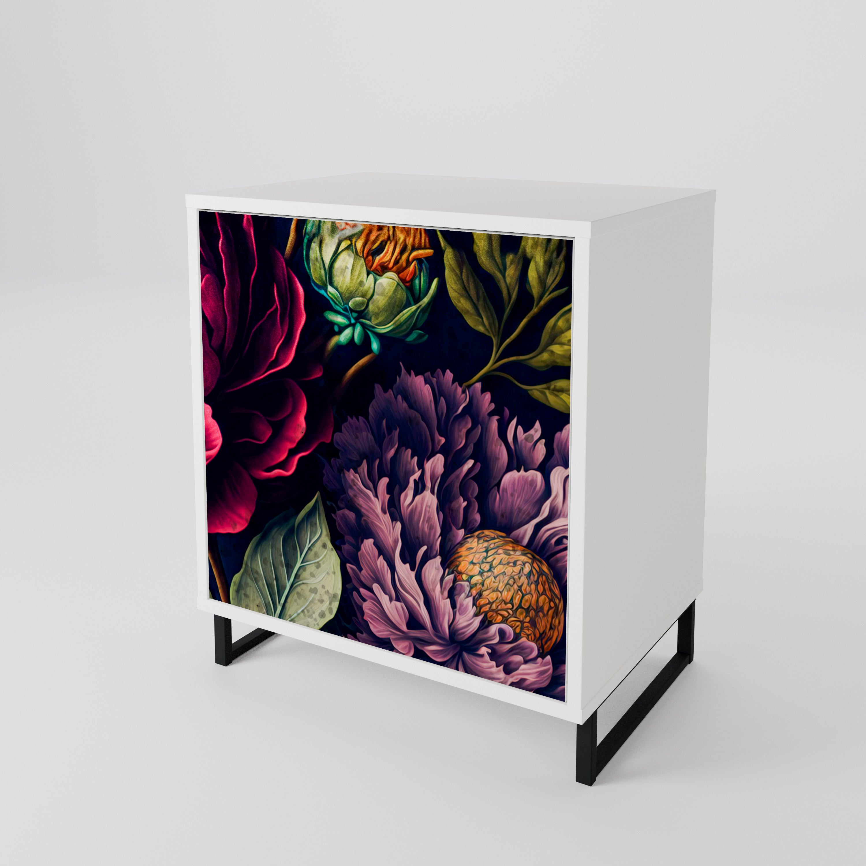 BLOOMING ELEGANCE Skänk med en dörr