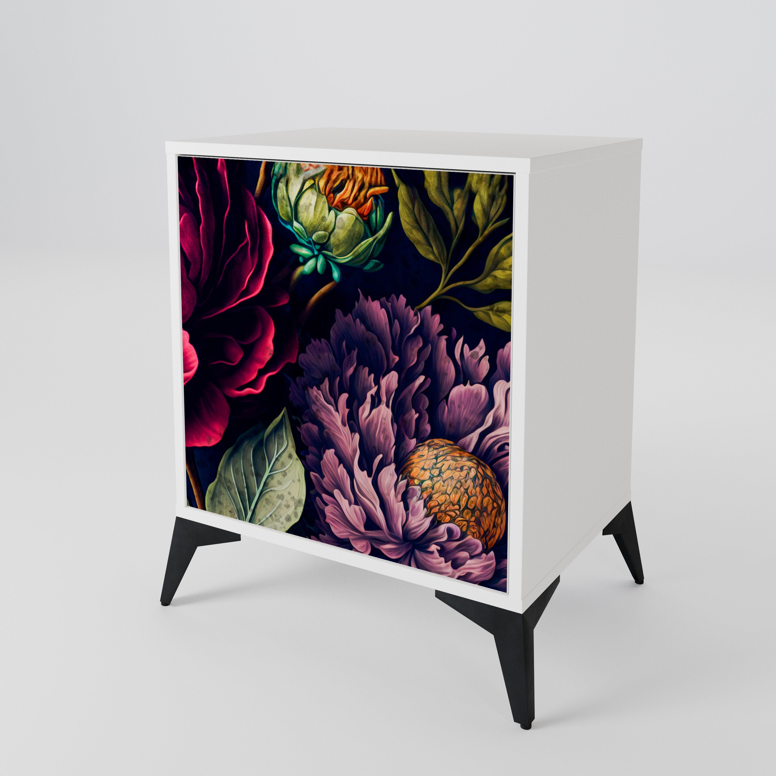 BLOOMING ELEGANCE Skänk med en dörr