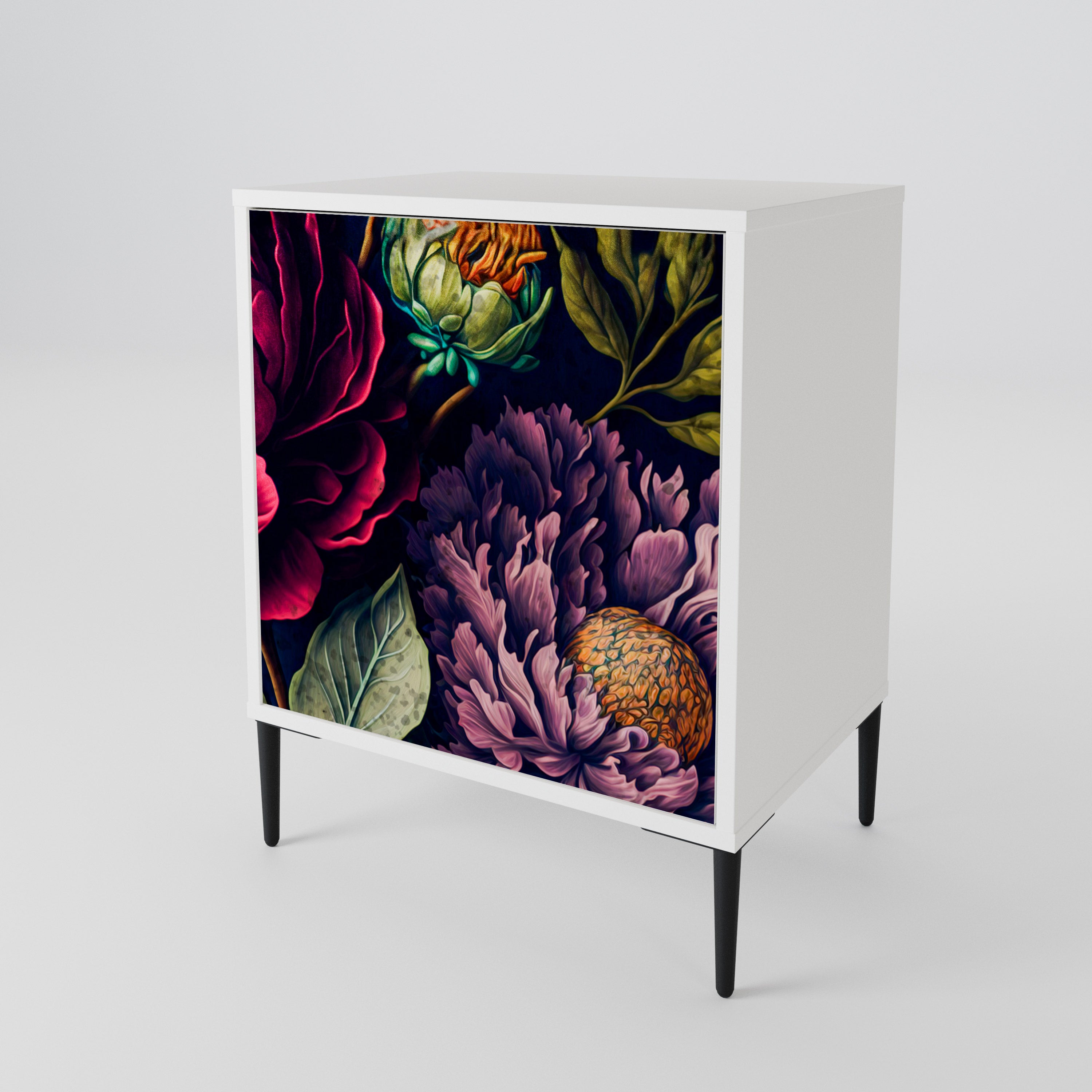 BLOOMING ELEGANCE Skänk med en dörr