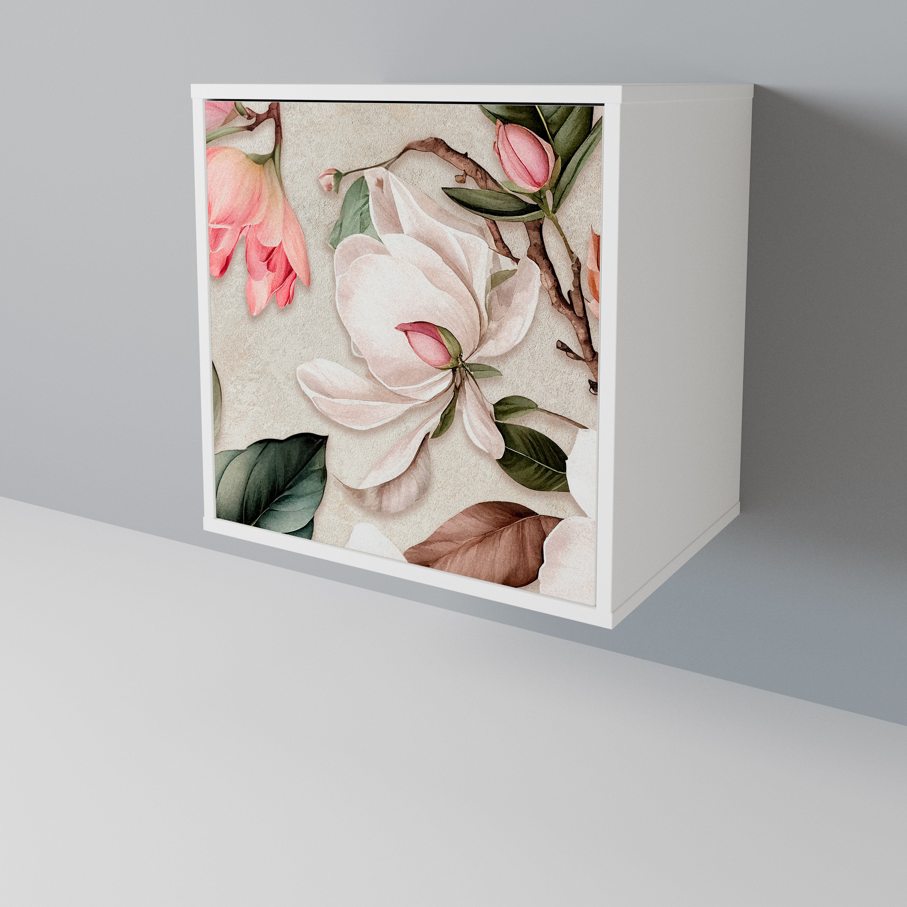 FLORAL GRACE Skänk med en dörr