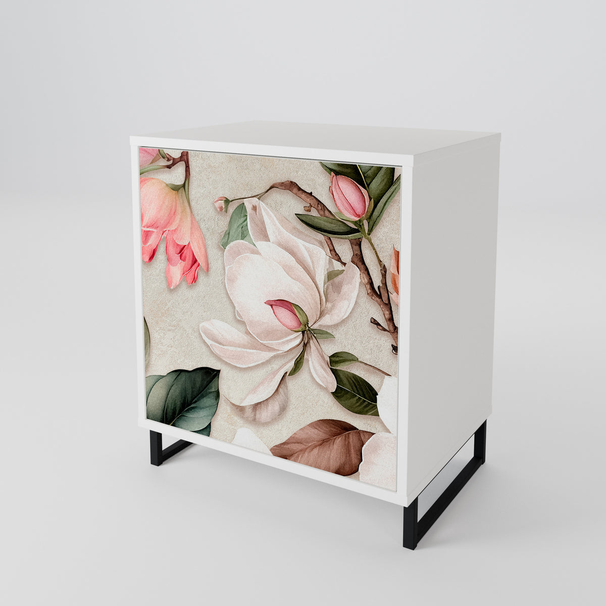 FLORAL GRACE Skänk med en dörr