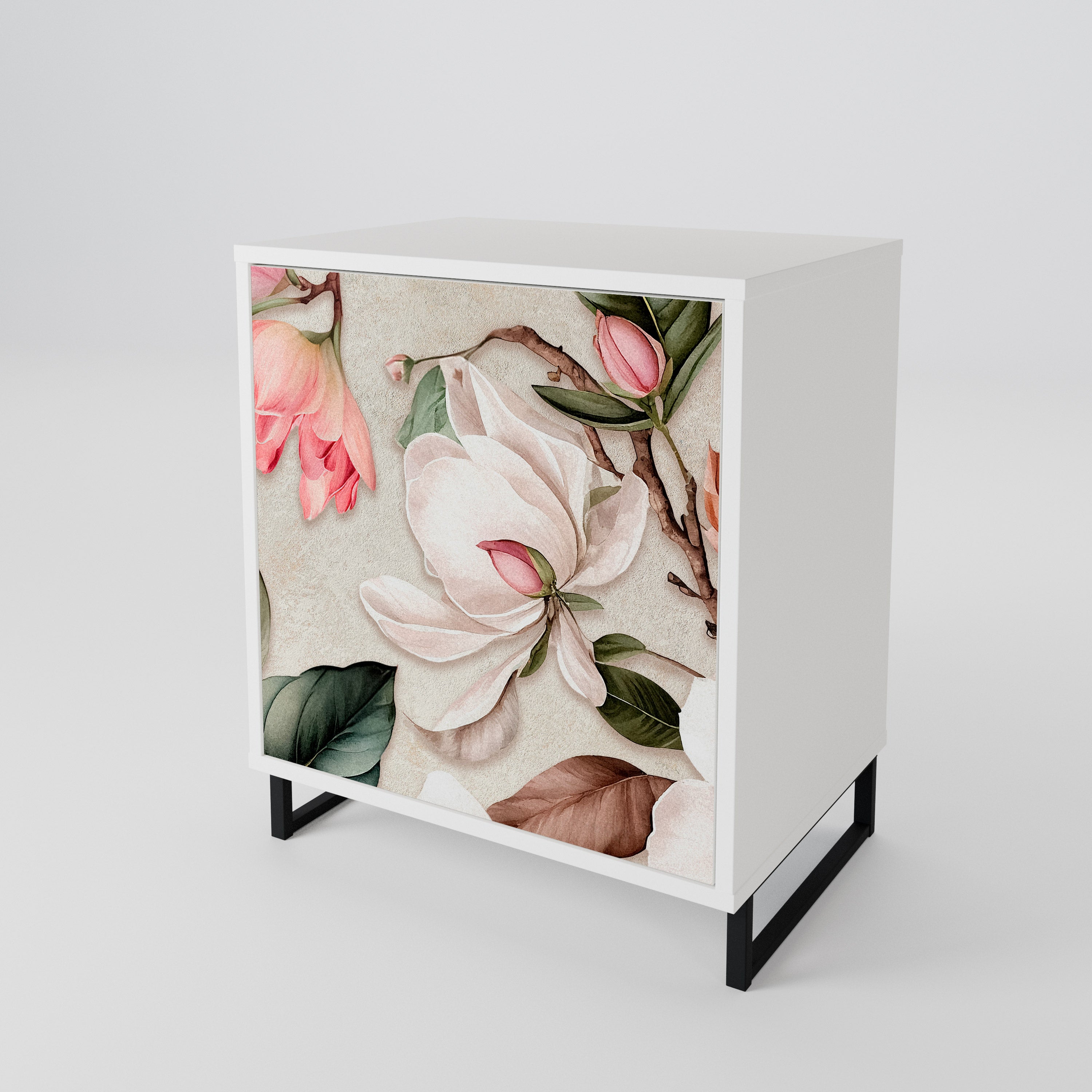 FLORAL GRACE Skänk med en dörr
