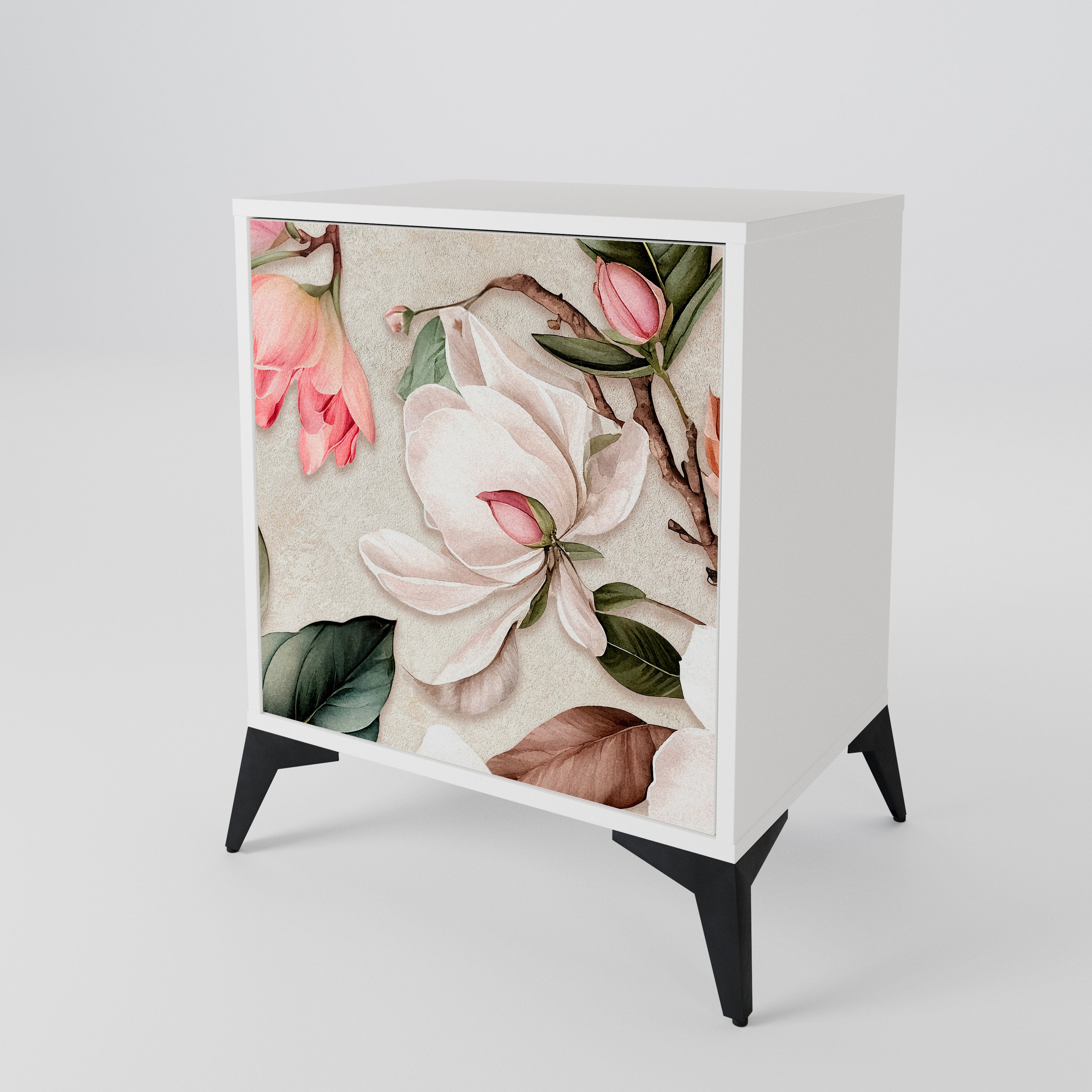 FLORAL GRACE Skänk med en dörr