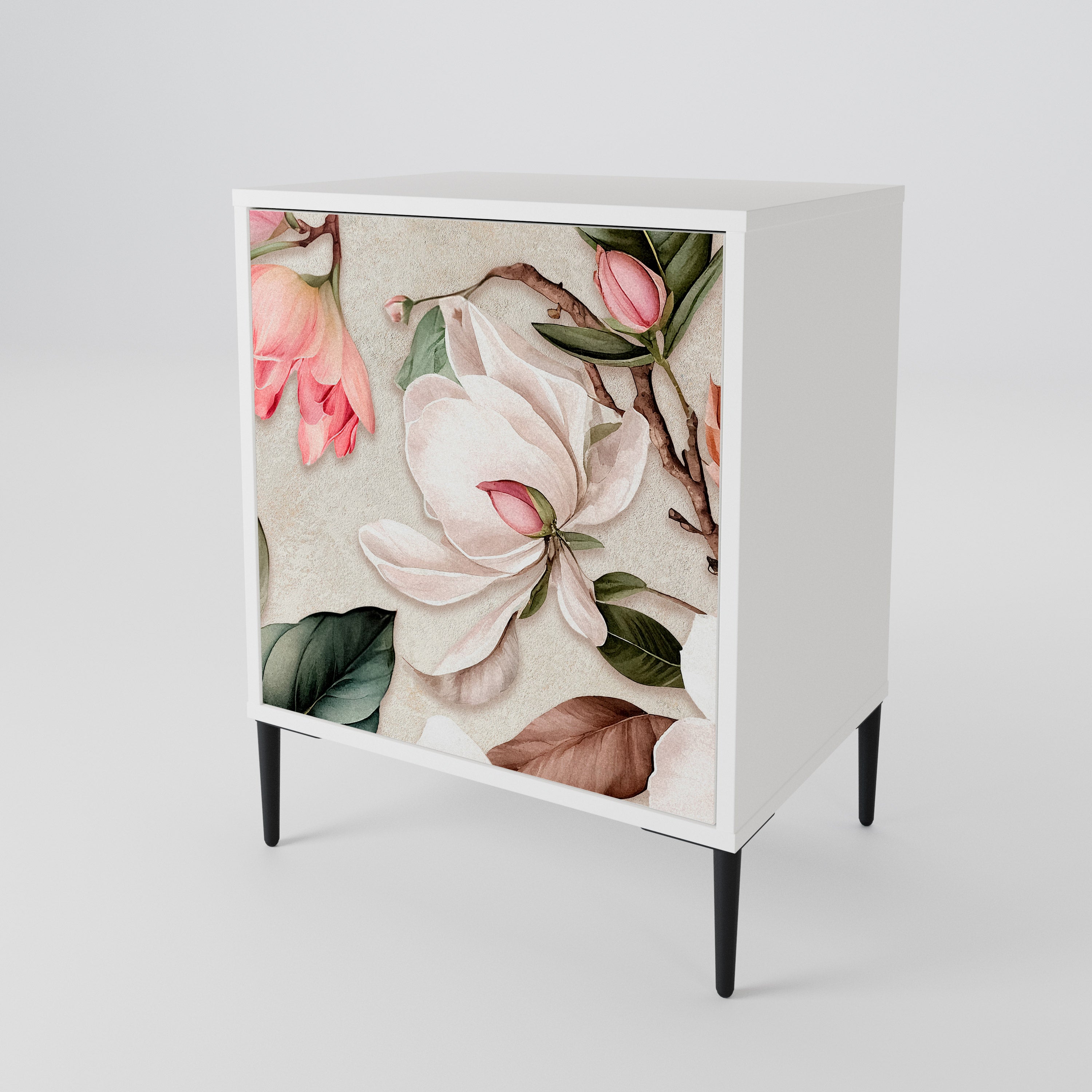 FLORAL GRACE Skänk med en dörr