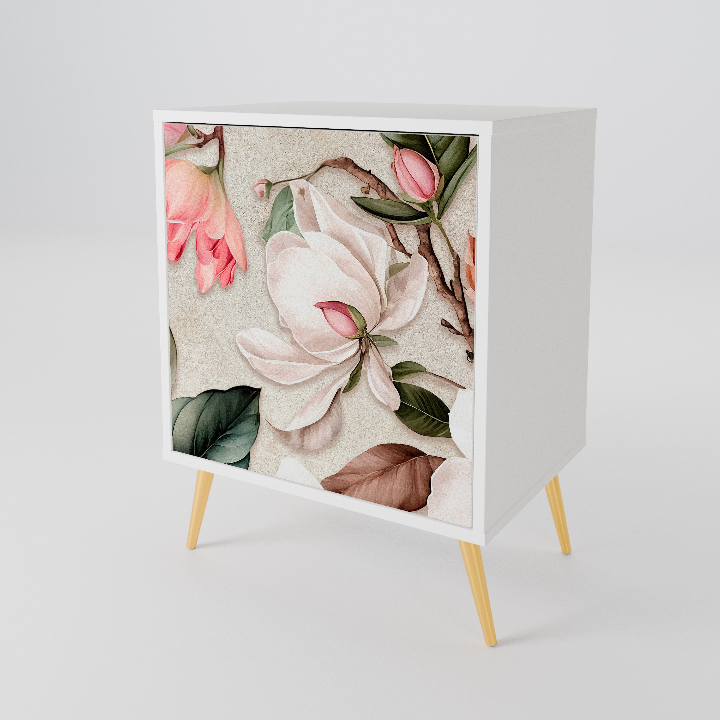 FLORAL GRACE Skänk med en dörr