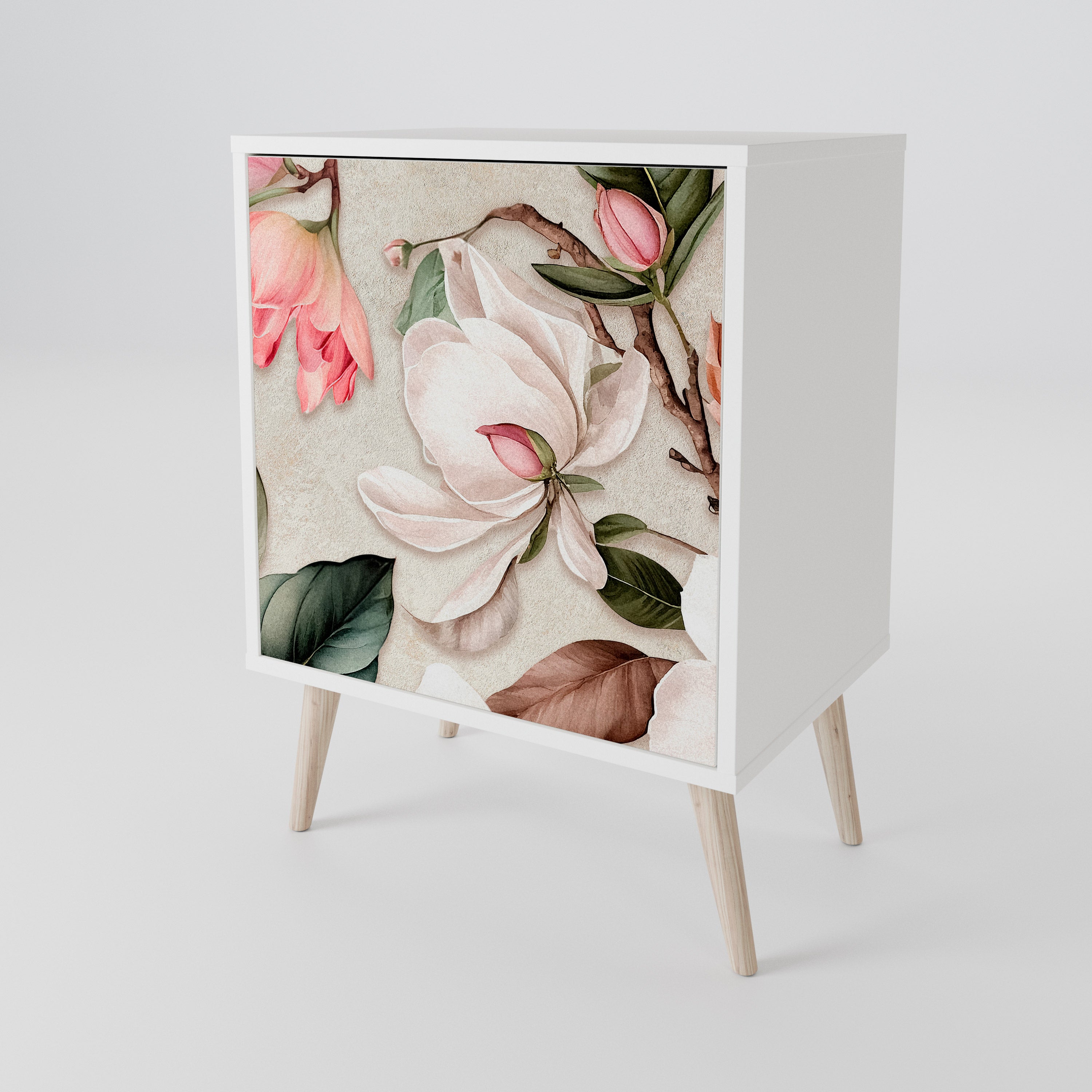 FLORAL GRACE Skänk med en dörr