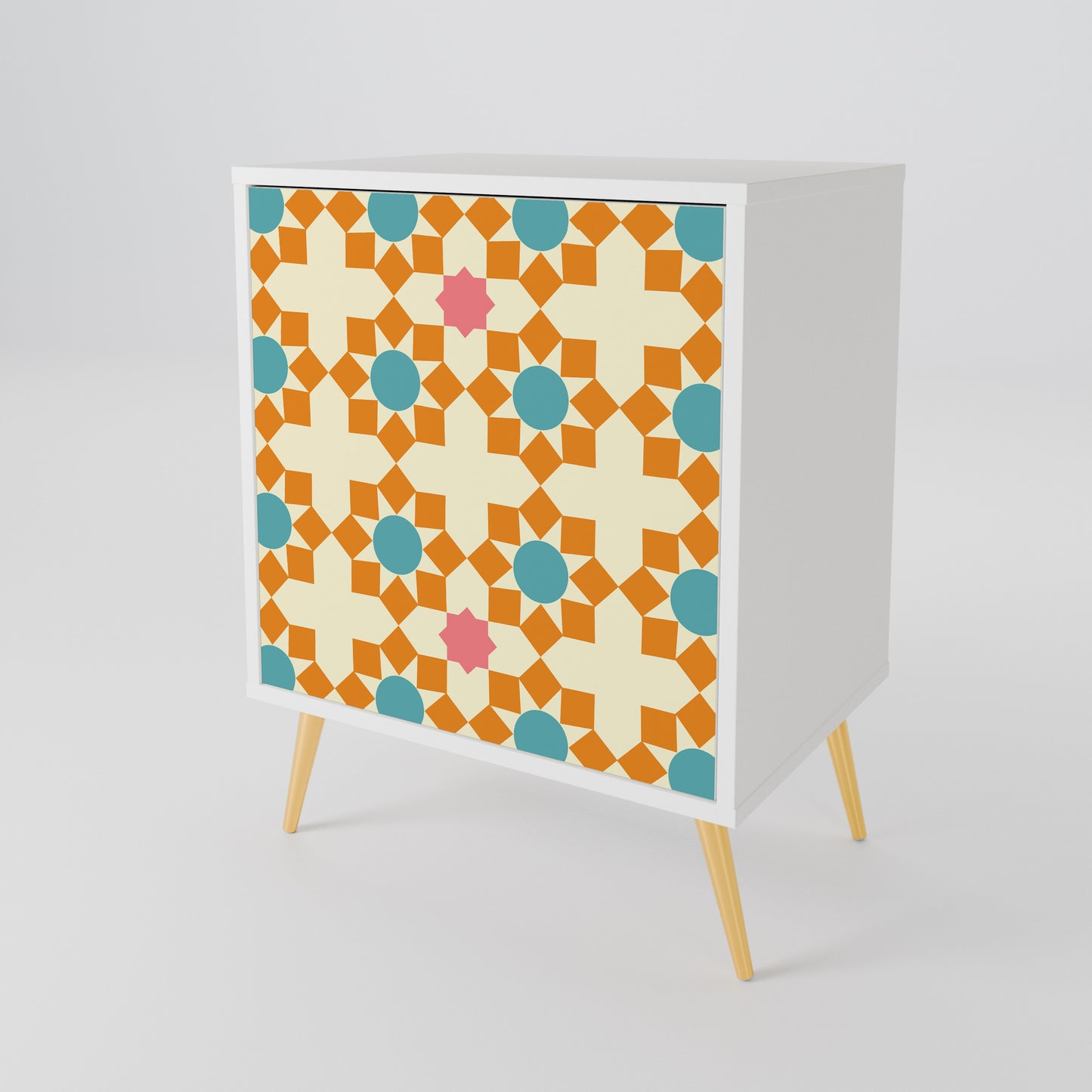 FLORAL DECOR 1-Door Sideboard