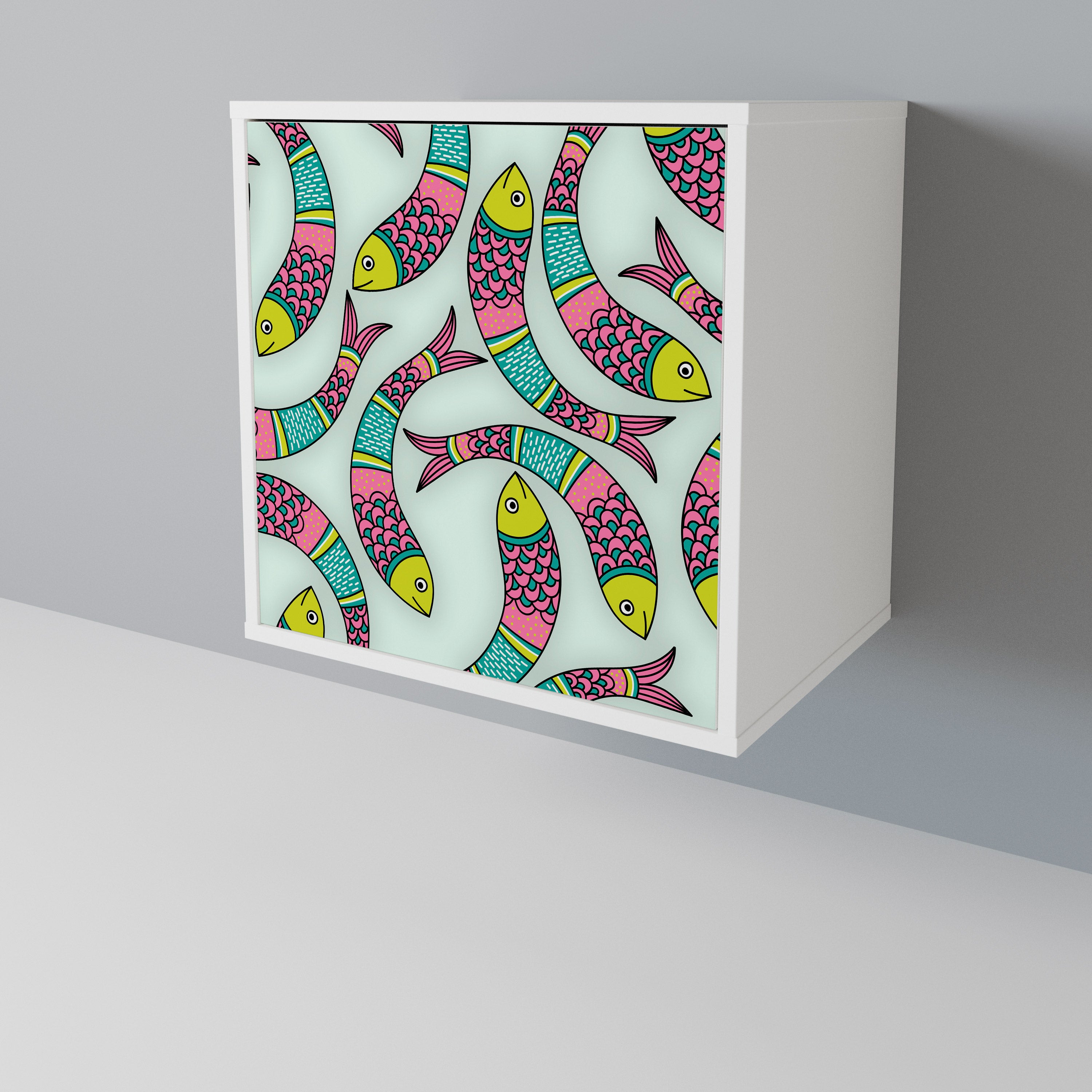 INDIAN FISH 1-Door Sideboard