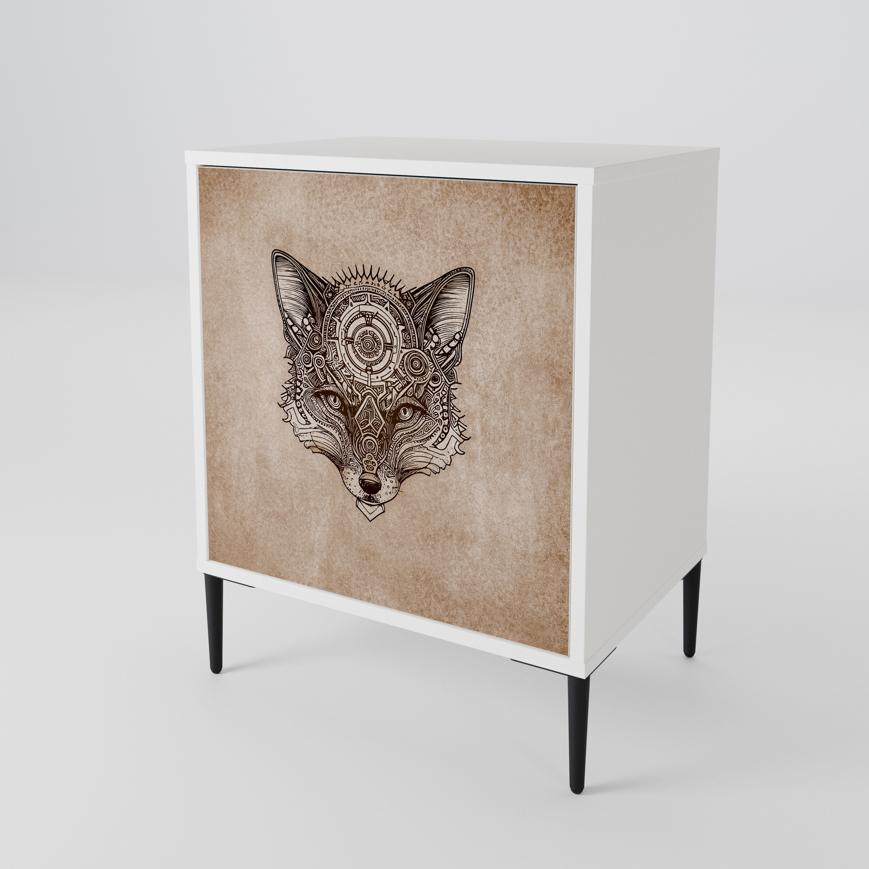 STEAMPUNK CLAN 1-Door Sideboard
