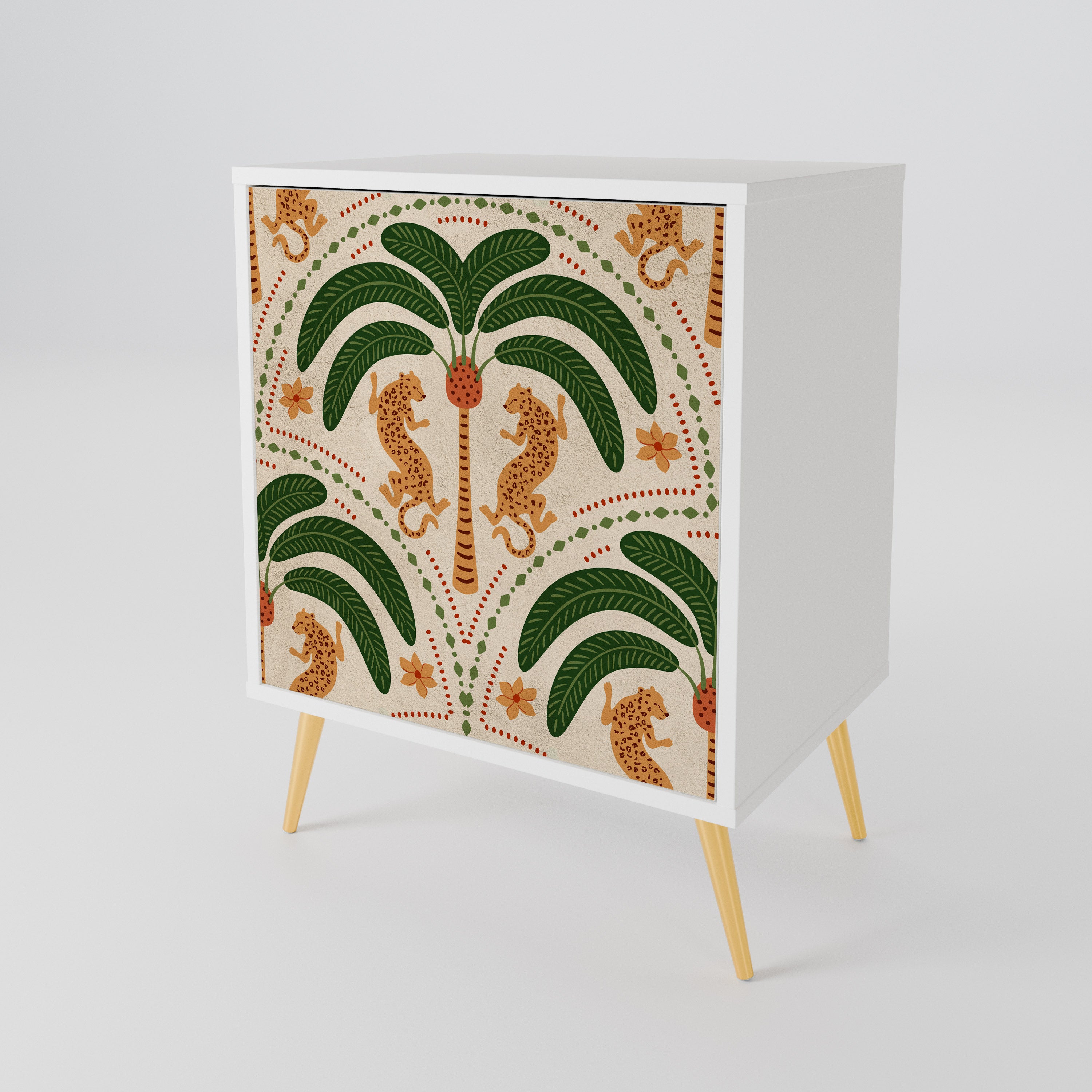 DANCING PREDATORS 1-Door Sideboard