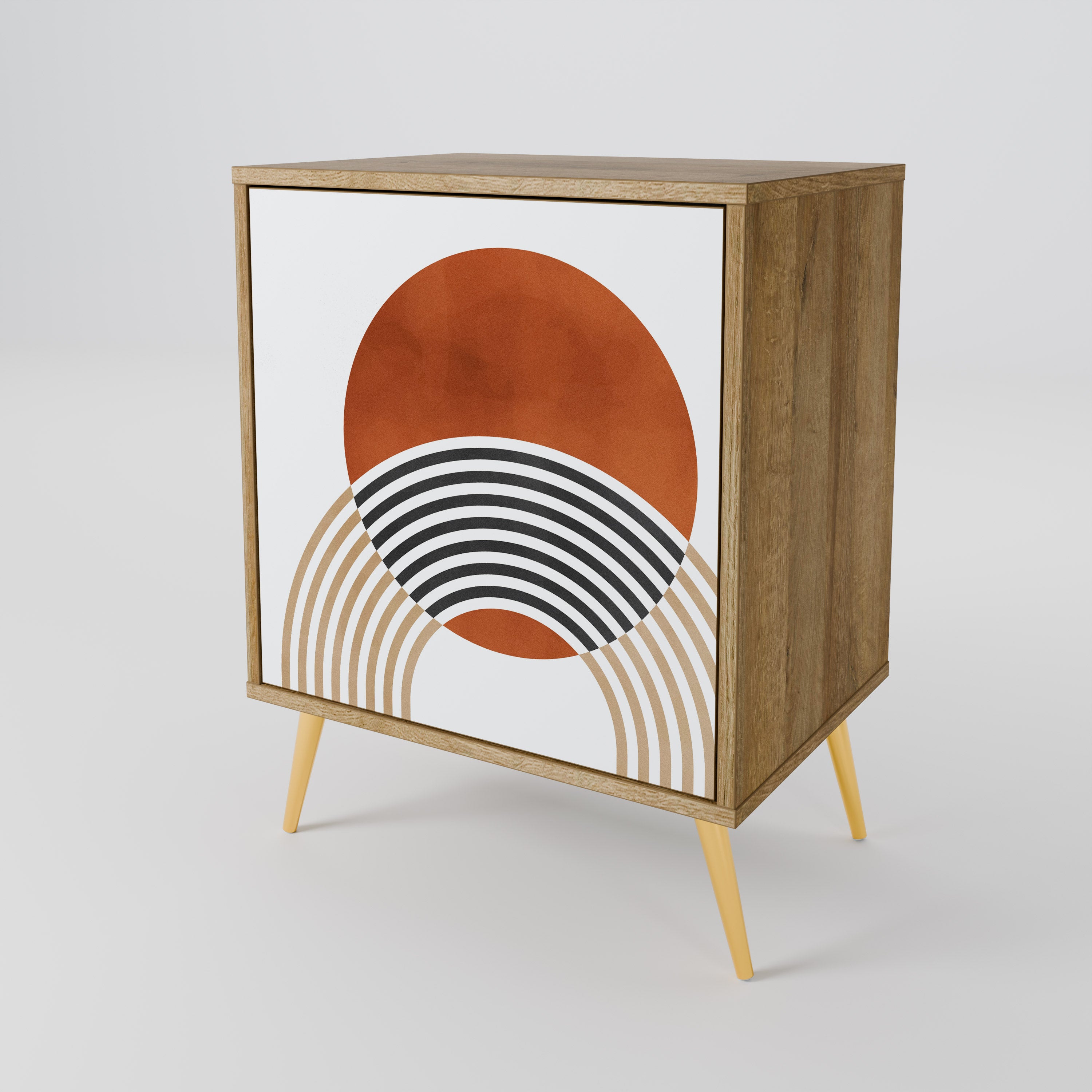 CIRCLE RHYTM Skänk med en dörr