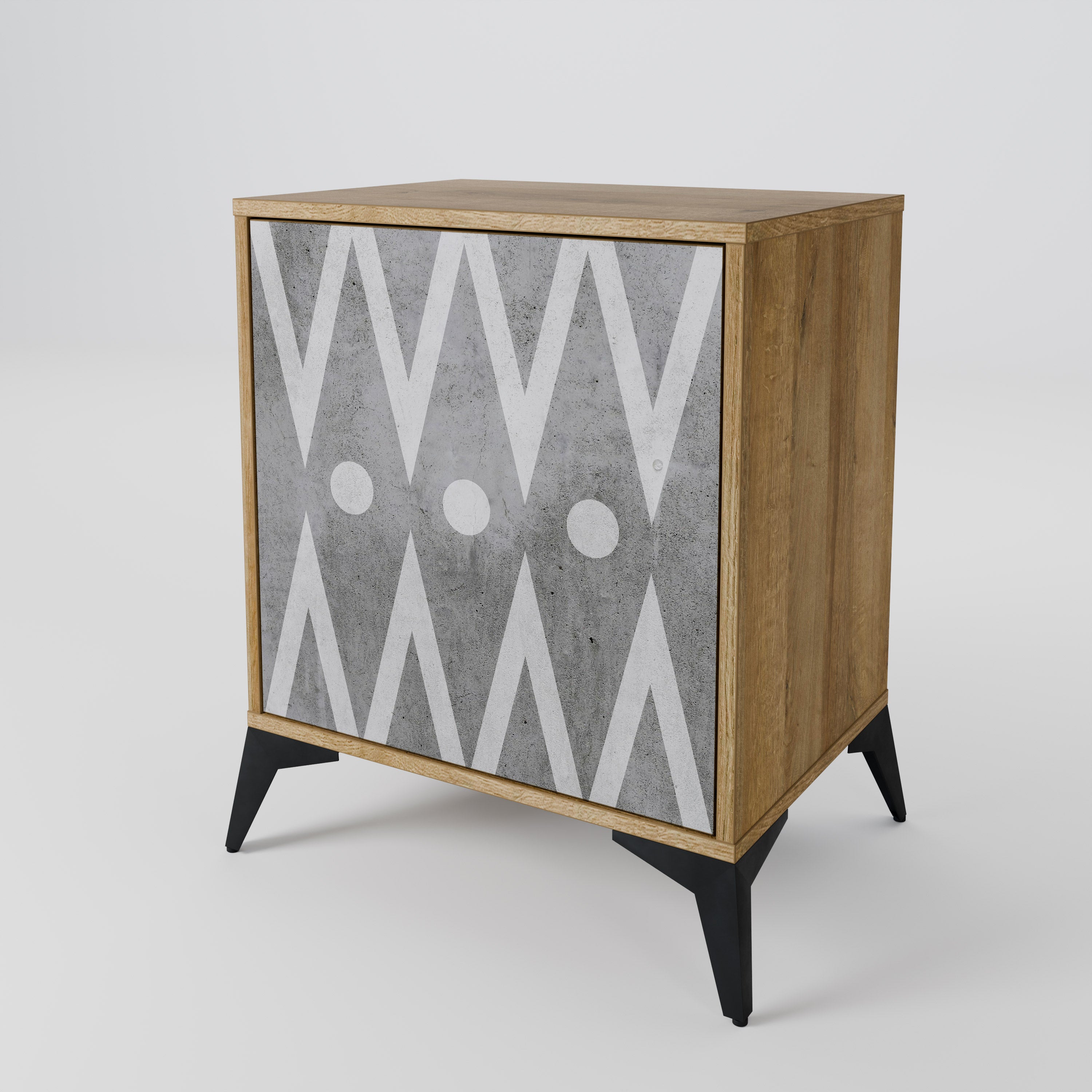 SHARP EDGES Skänk med en dörr