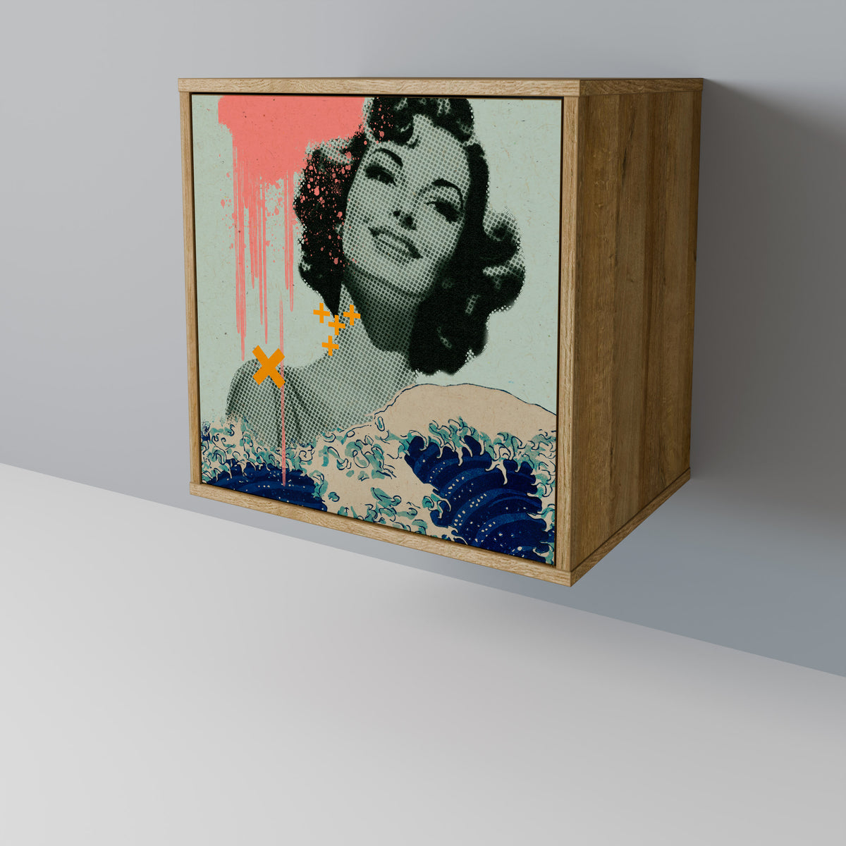 KANAGAWA BEAUTY Skänk med en dörr
