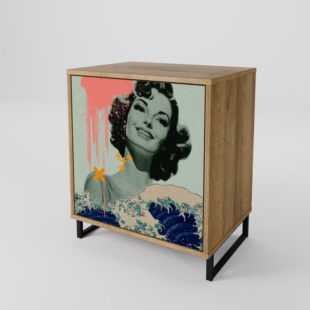 KANAGAWA BEAUTY Skänk med en dörr