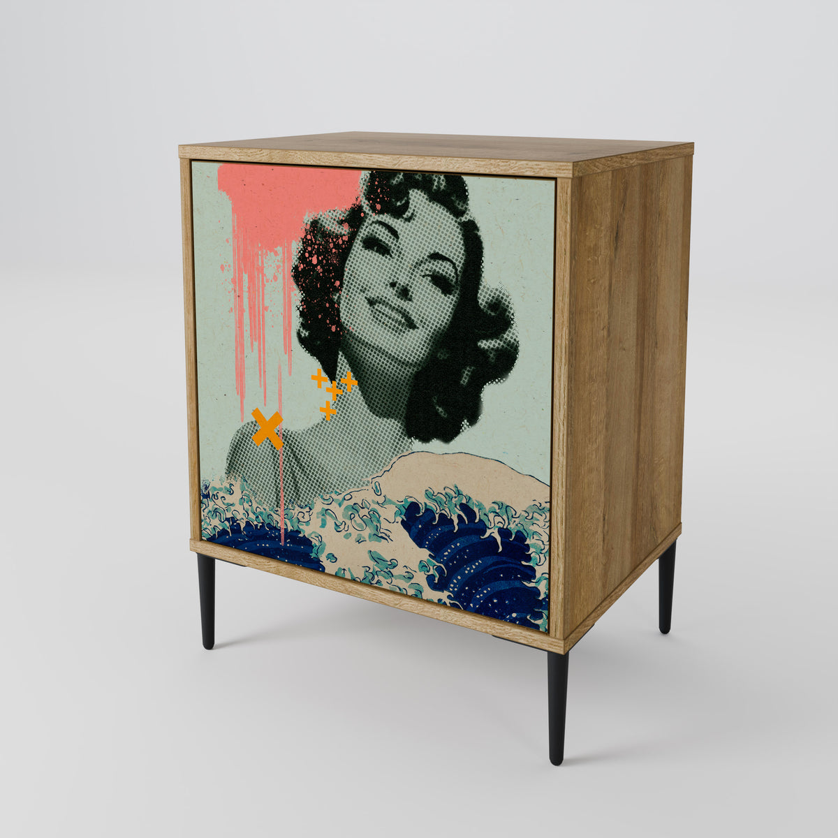 KANAGAWA BEAUTY Skänk med en dörr