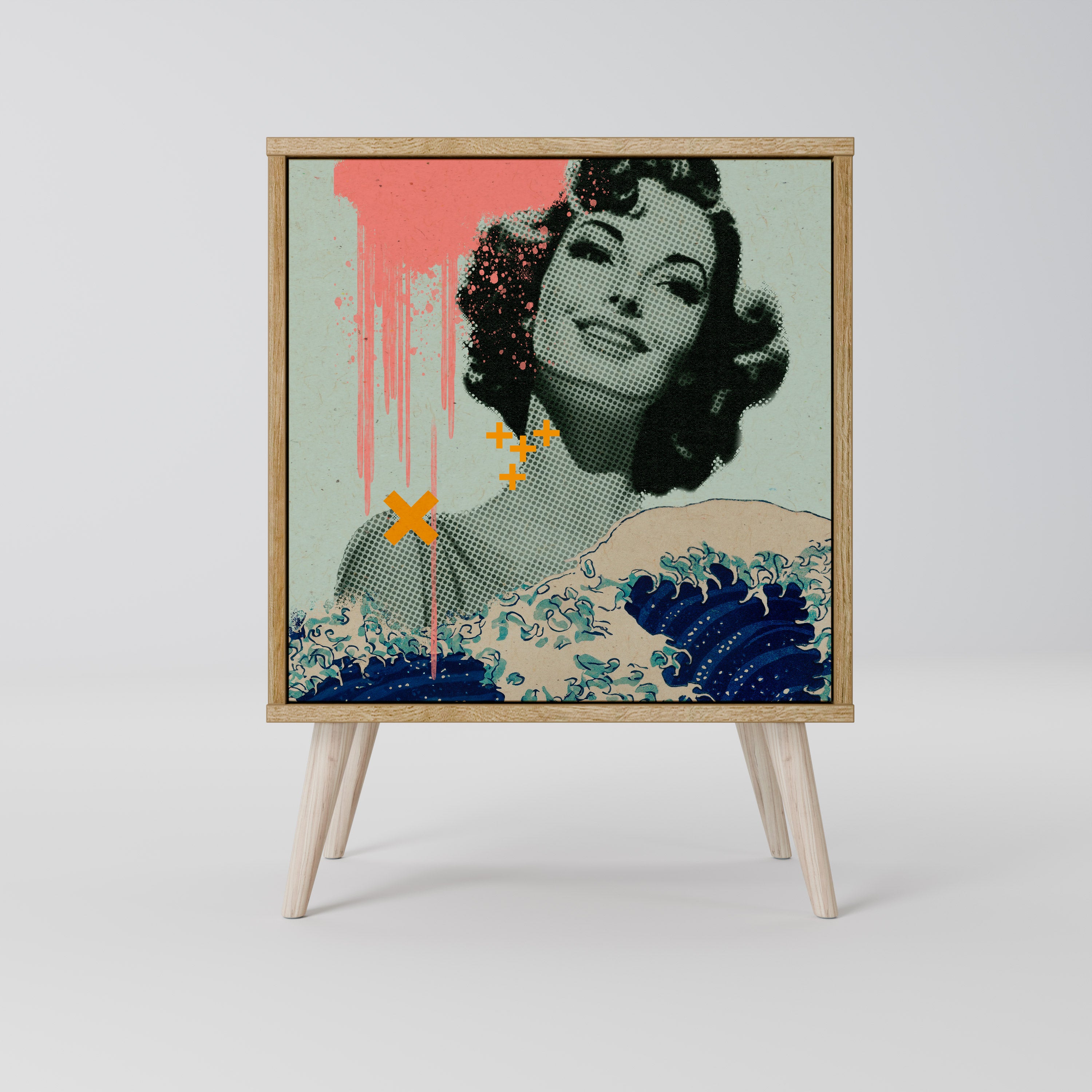 KANAGAWA BEAUTY 1-Door Sideboard