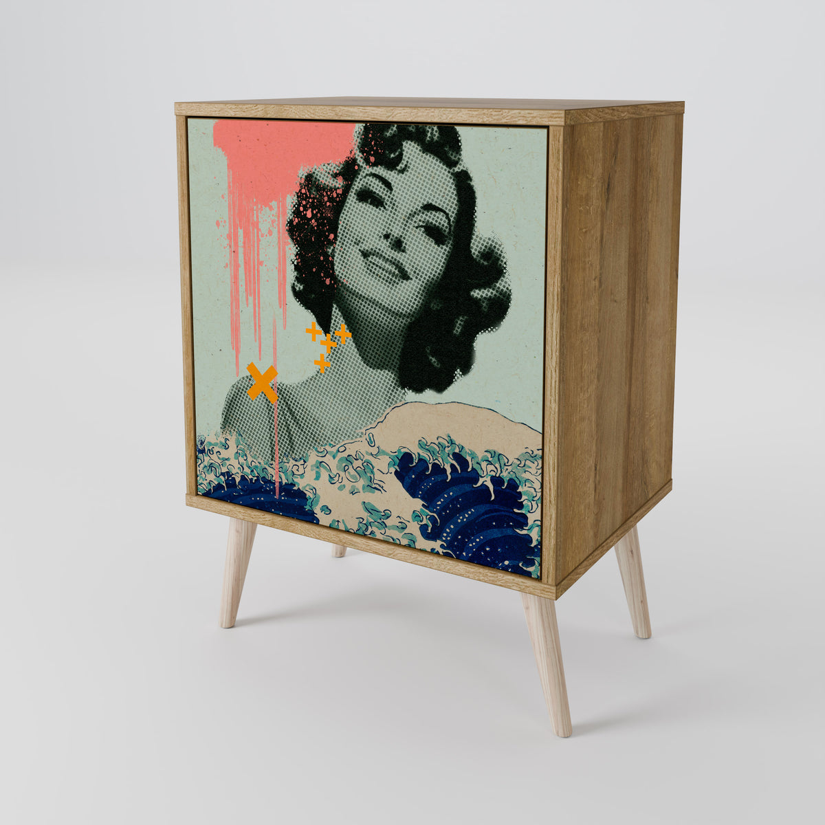 KANAGAWA BEAUTY Skänk med en dörr