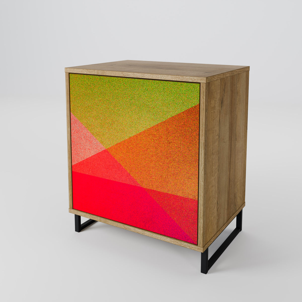 VIVID GEOMETRY Skänk med en dörr