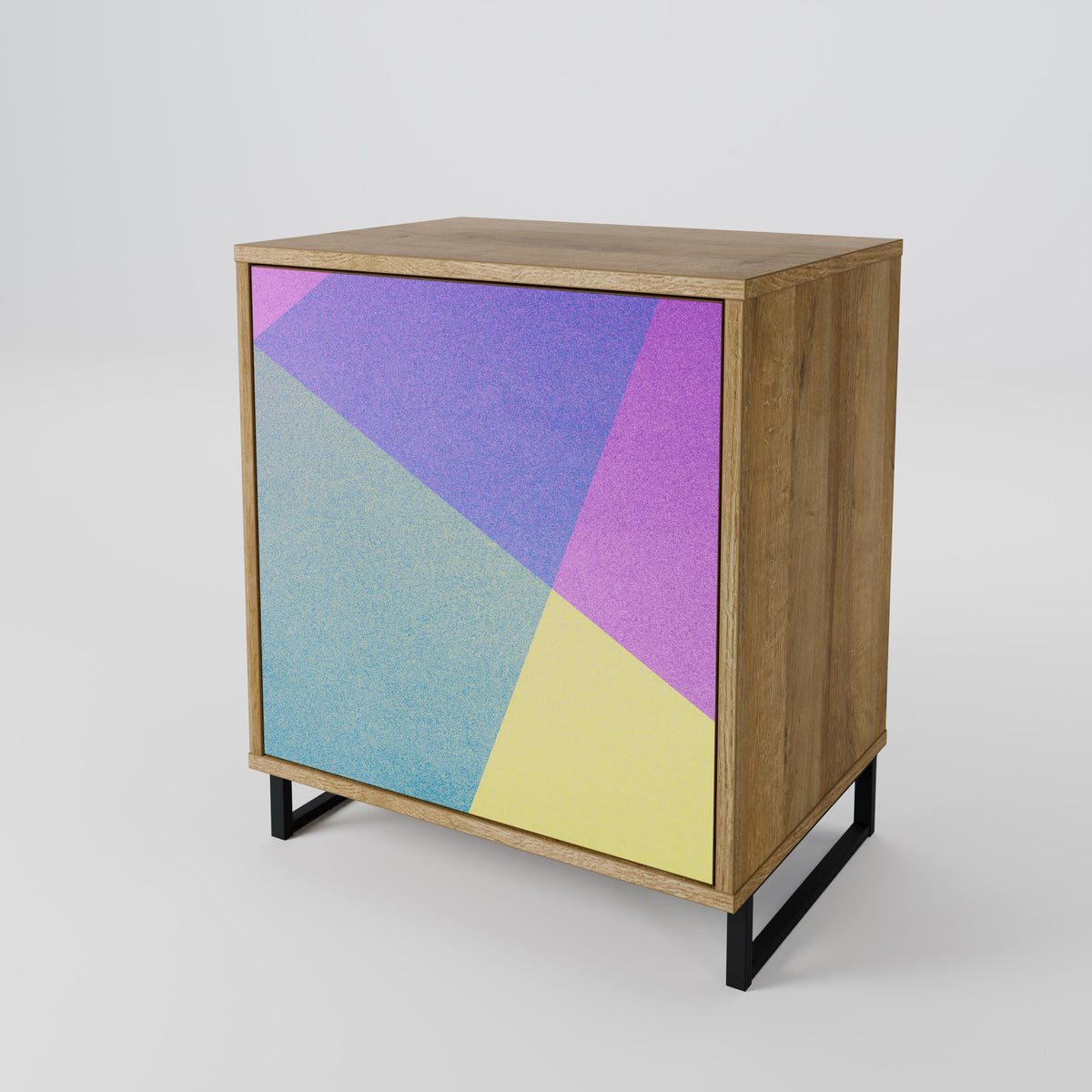 BRIGHT GEOMETRY Skänk med en dörr