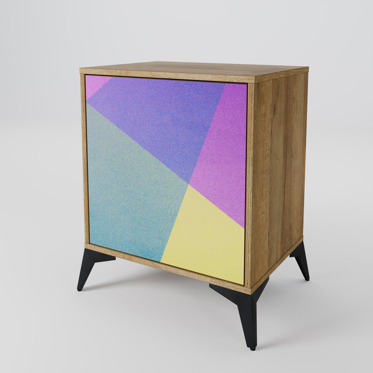 BRIGHT GEOMETRY Skänk med en dörr