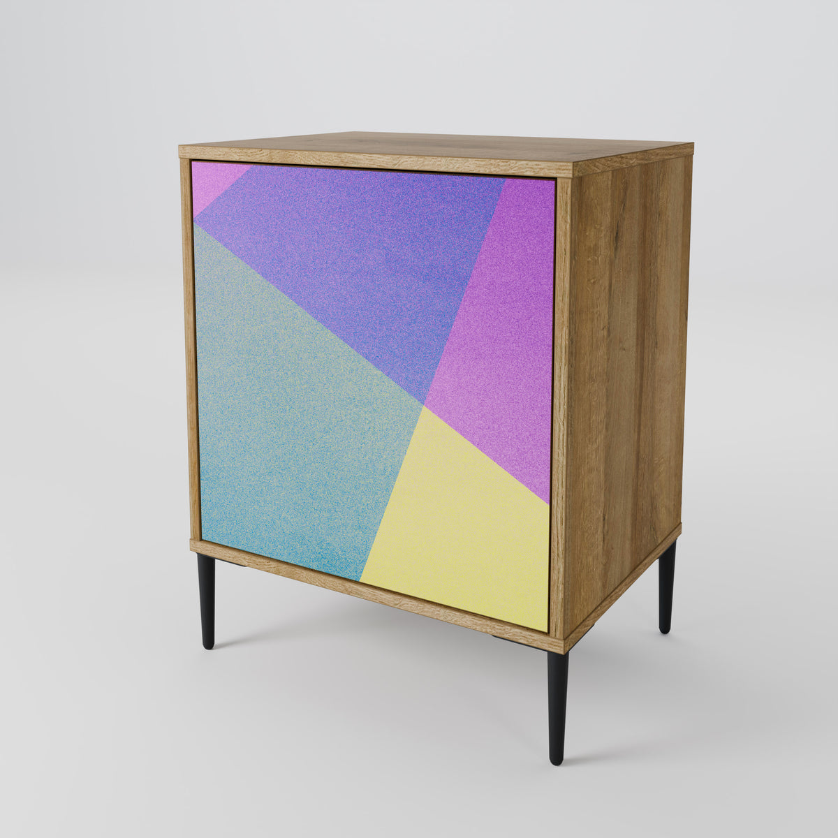 BRIGHT GEOMETRY Skänk med en dörr