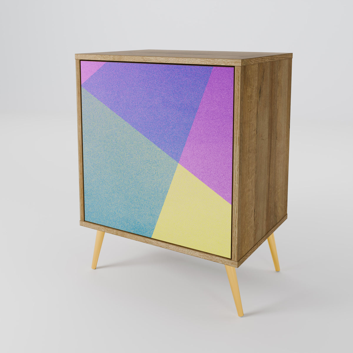 BRIGHT GEOMETRY Skänk med en dörr