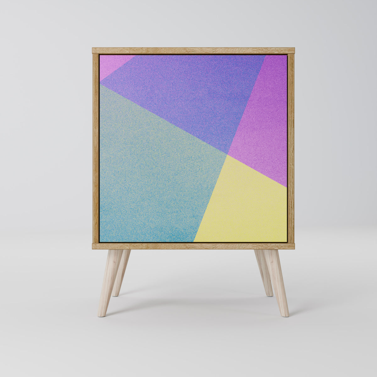 BRIGHT GEOMETRY Skänk med en dörr