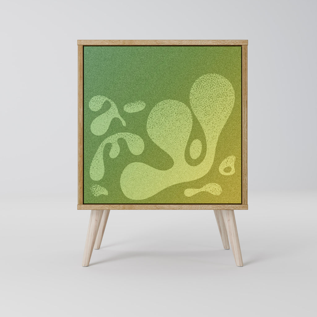 IRREGULAR BLUE Skänk med en dörr