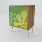 IRREGULAR BLUE Skänk med en dörr