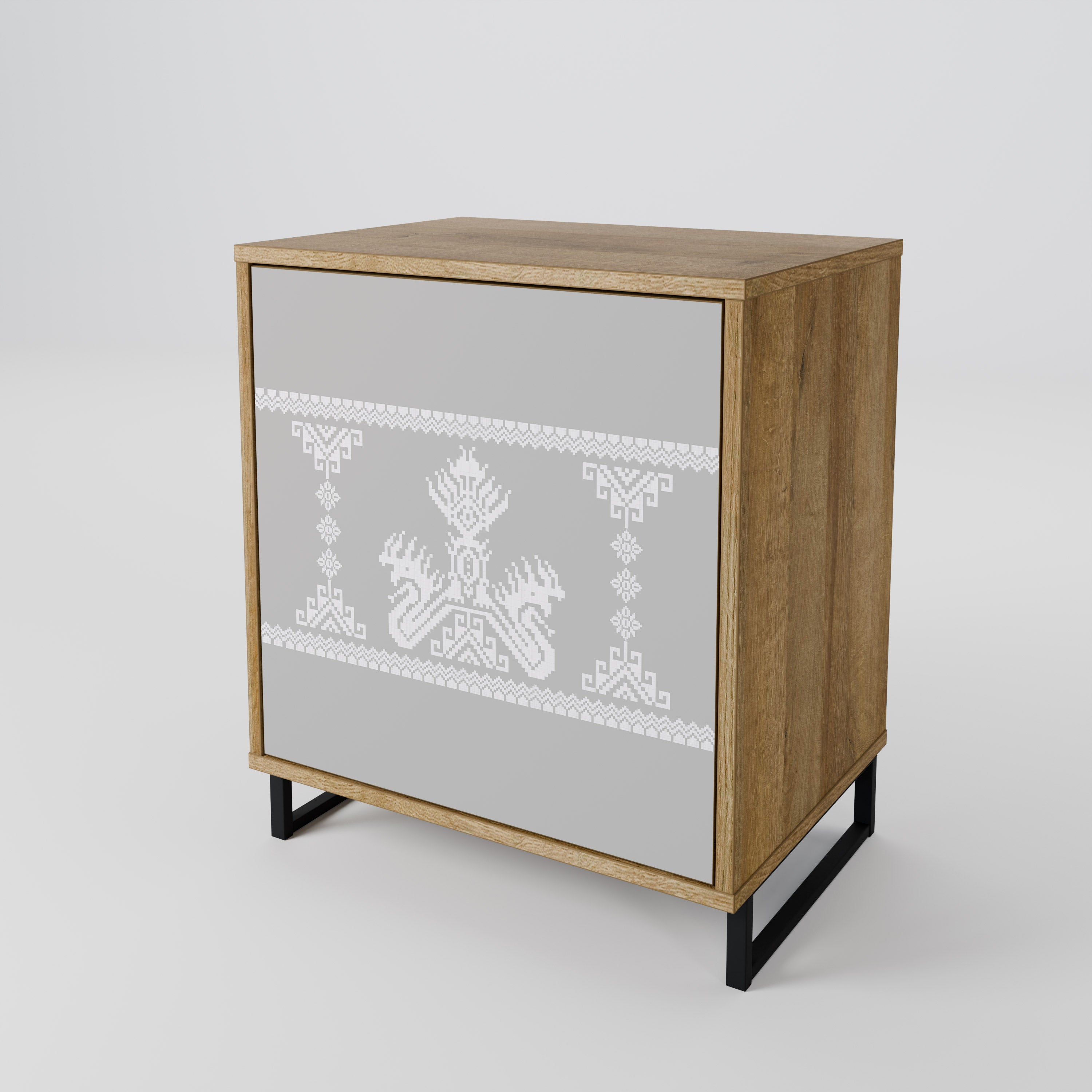 THAI GRAY 1-Door Sideboard