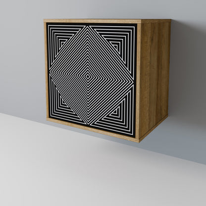 POLYGON ILLUSION 1-Door Sideboard