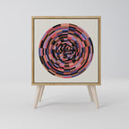 BROWN CIRCLES 1-Door Sideboard