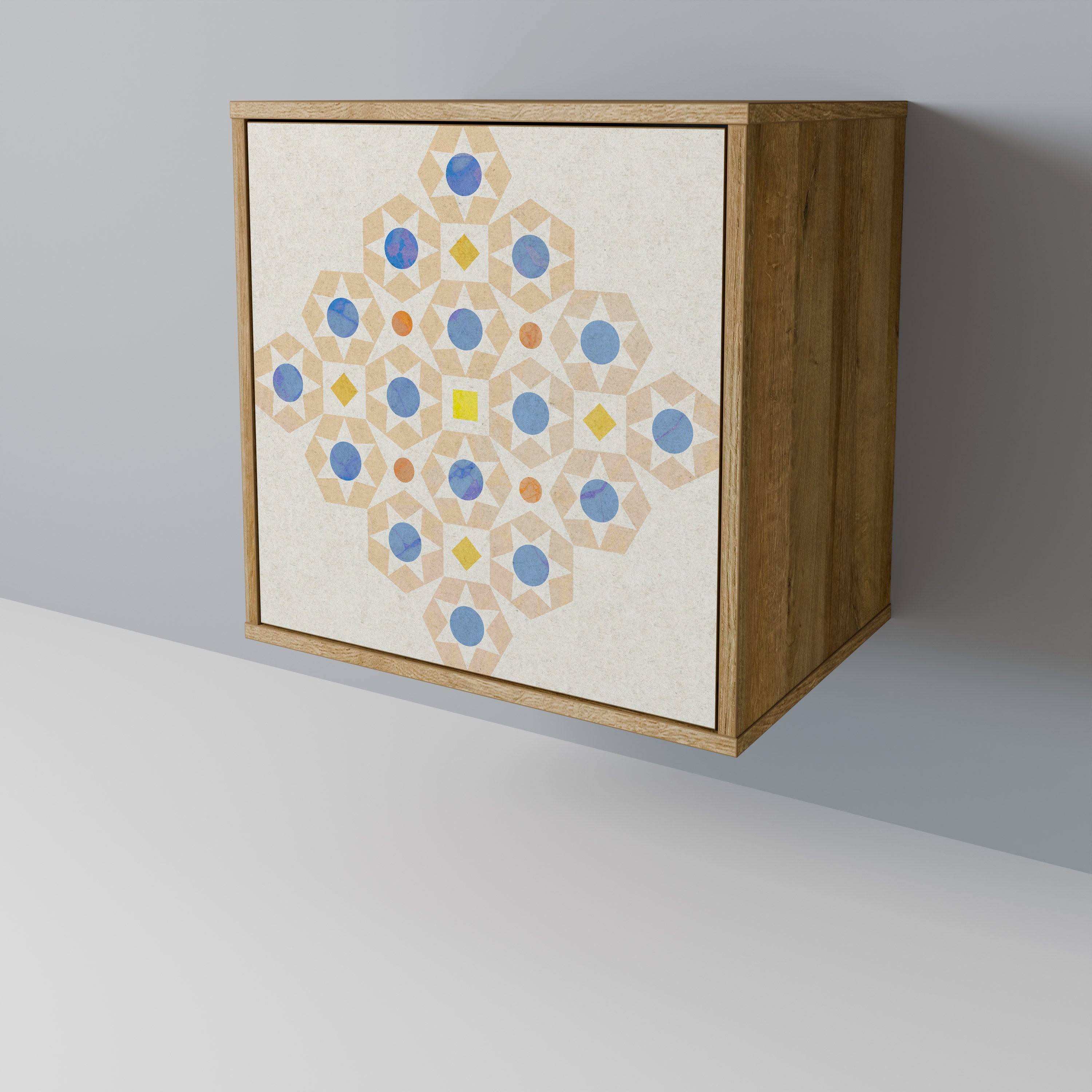 PATTERNED PRISM 1-Door Sideboard