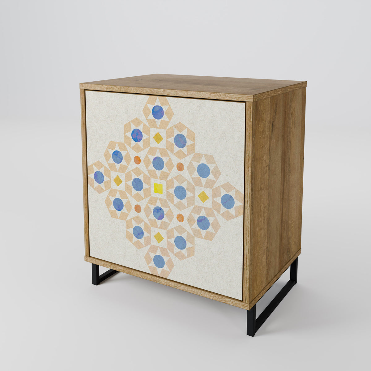 PATTERNED PRISM Skänk med en dörr