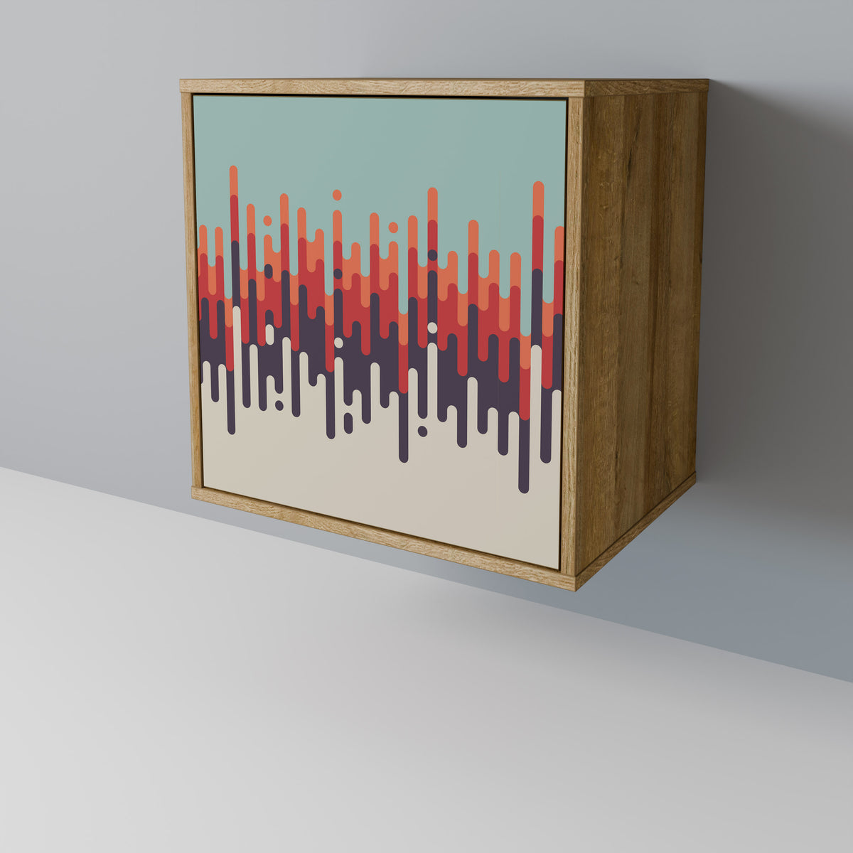 CHROMA CONTOURS Skänk med en dörr