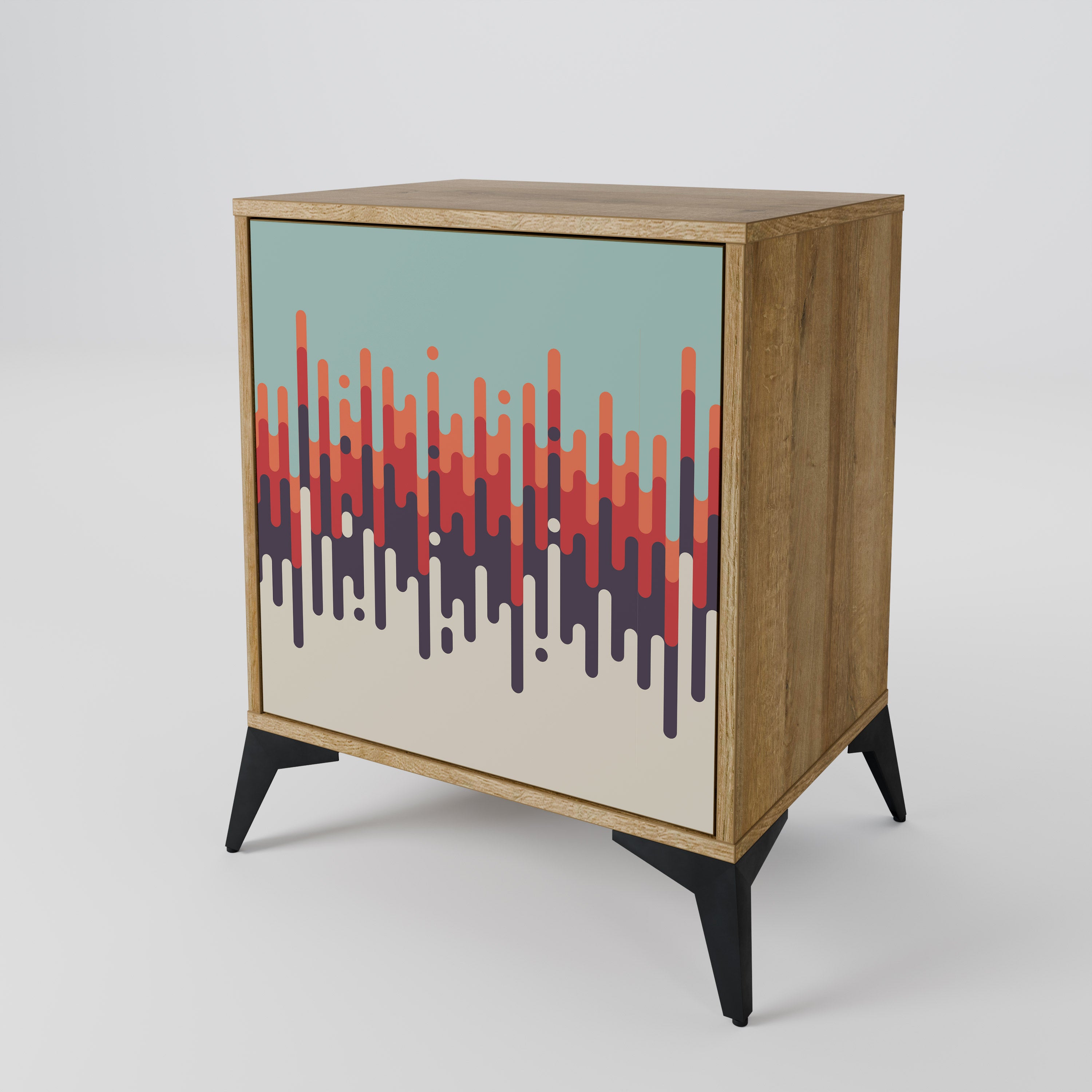 CHROMA CONTOURS 1-Door Sideboard