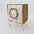 HEXAGONAL SHAPES 1-Door Sideboard