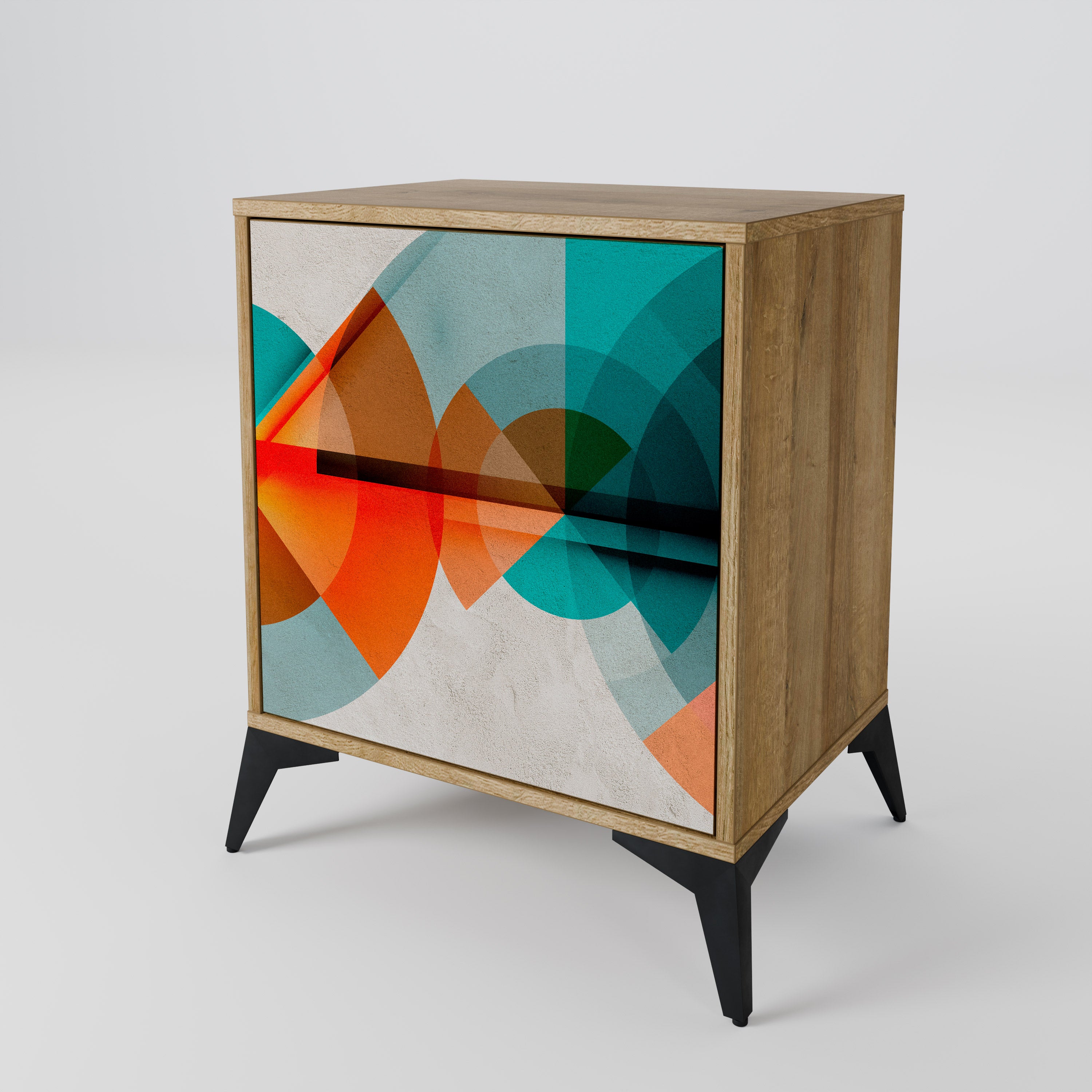 CIRCULAR RHAPSODY 1-Door Sideboard