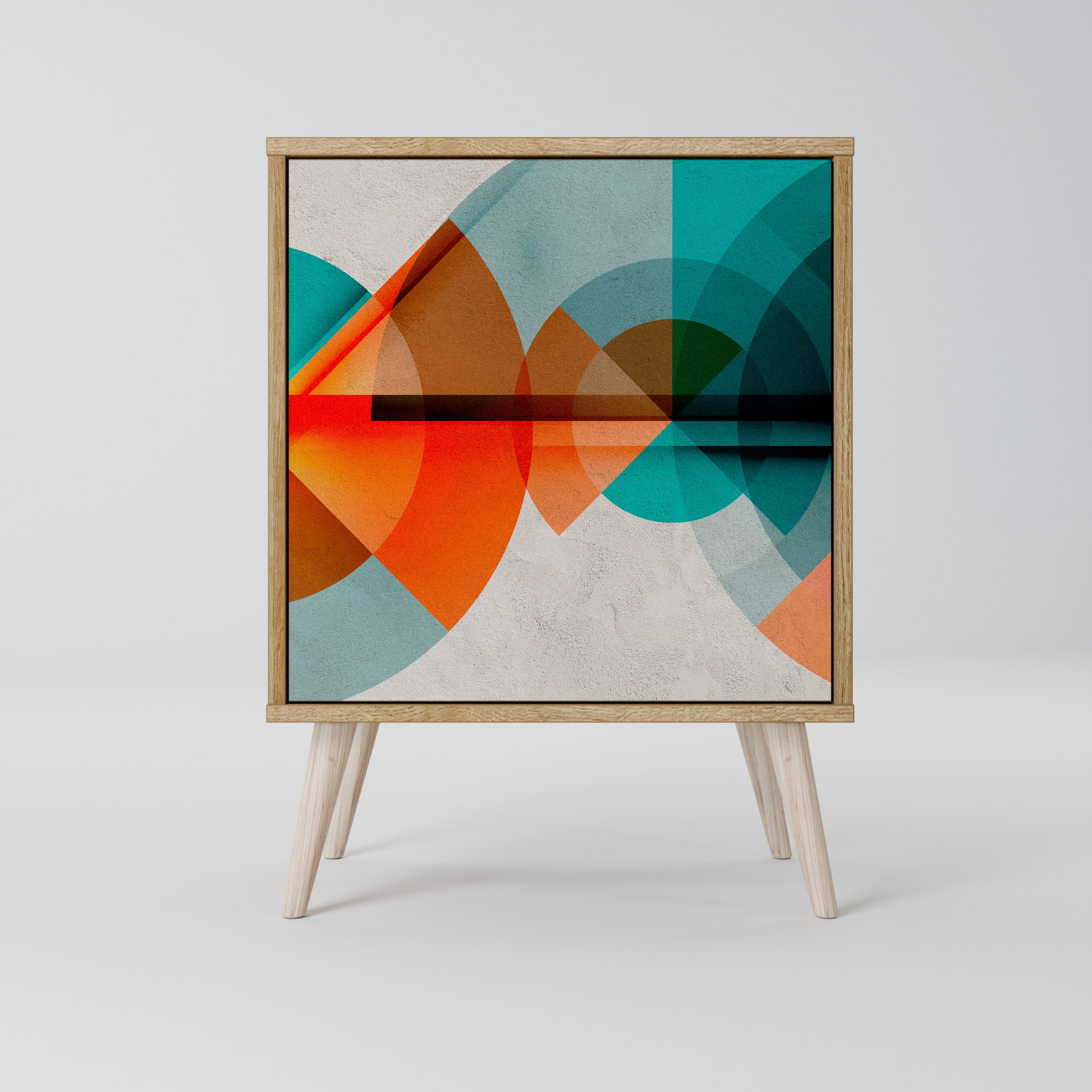 CIRCULAR RHAPSODY 1-Door Sideboard