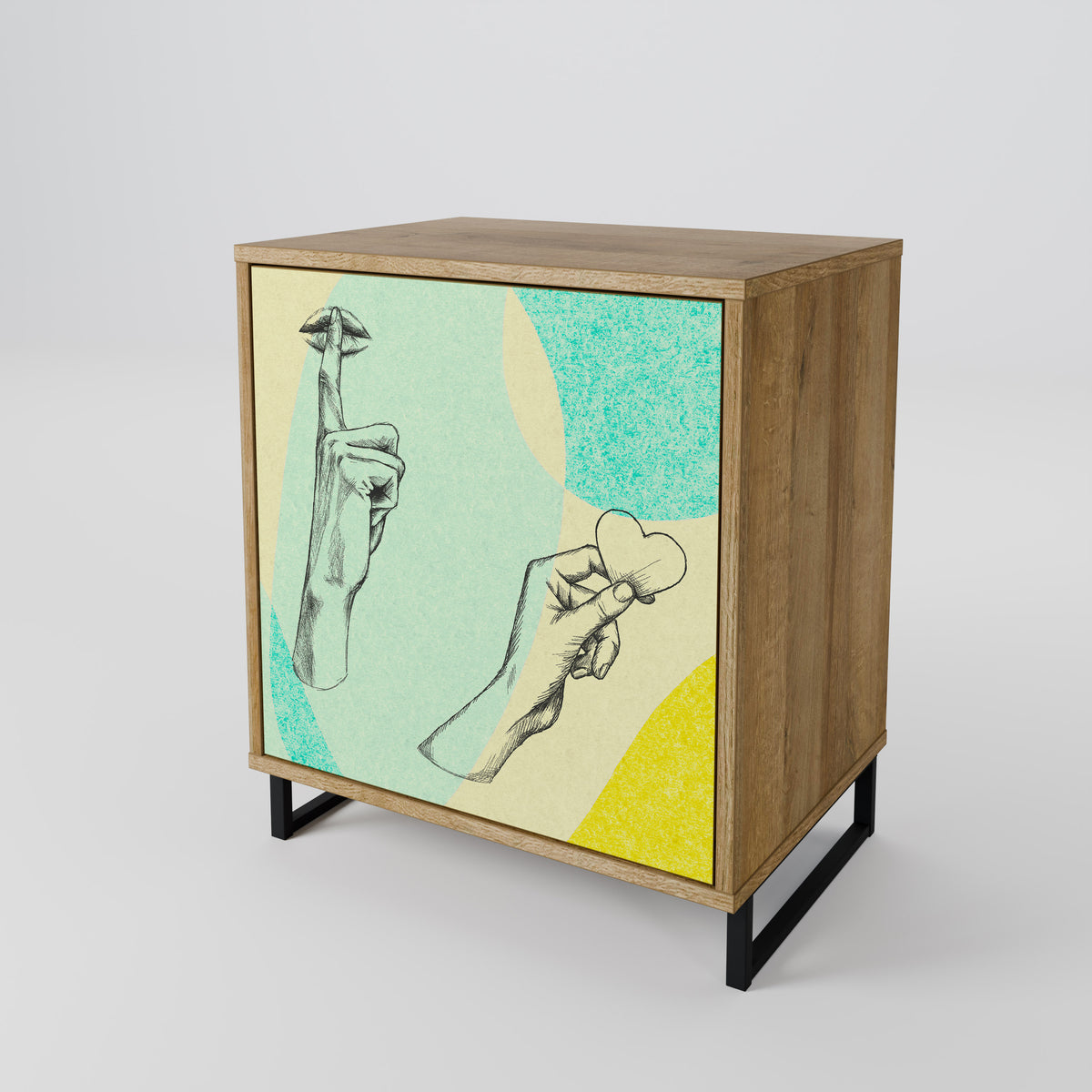 BODY LANGUAGE 1-Door Sideboard