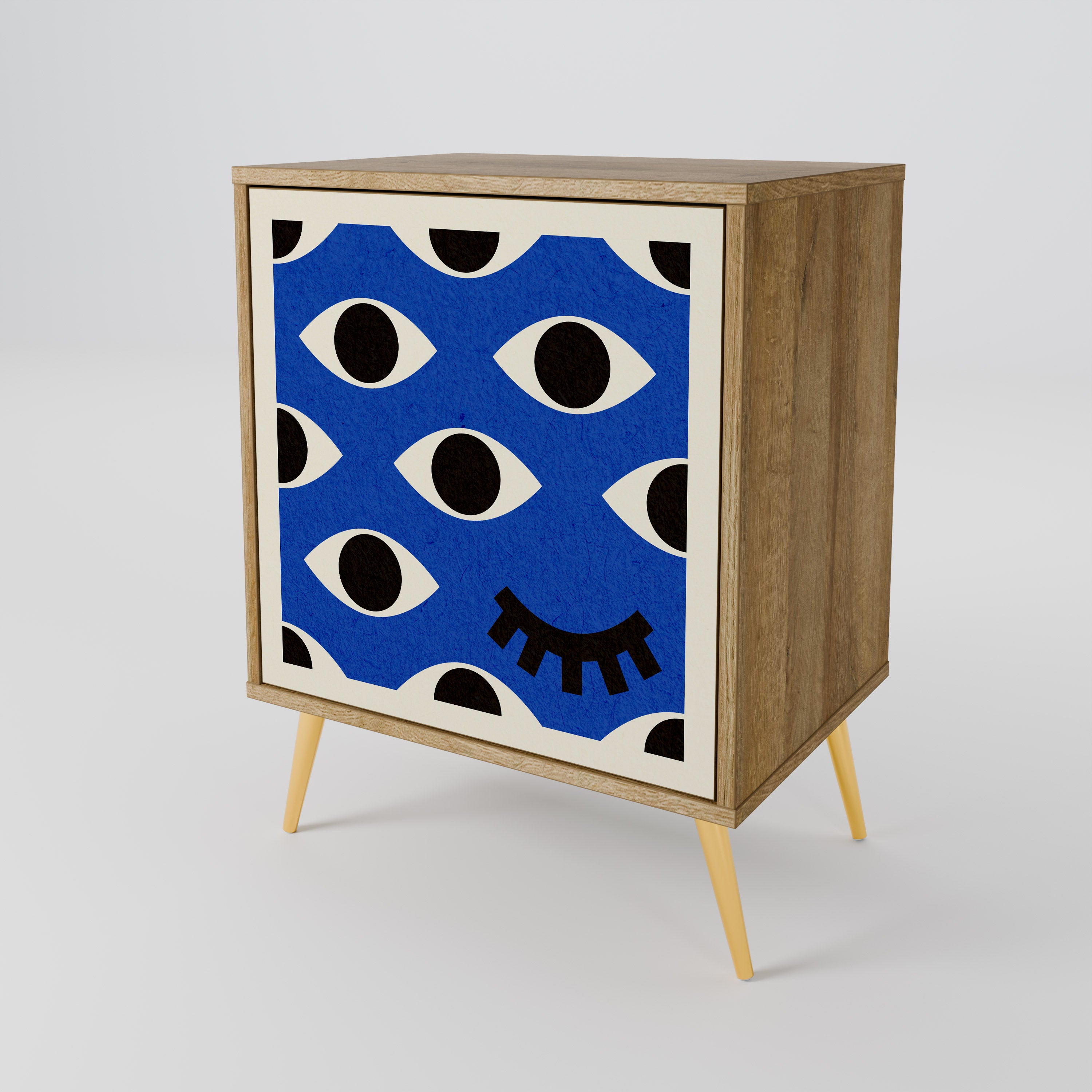 GEOMETRIC EYES 1-Door Sideboard