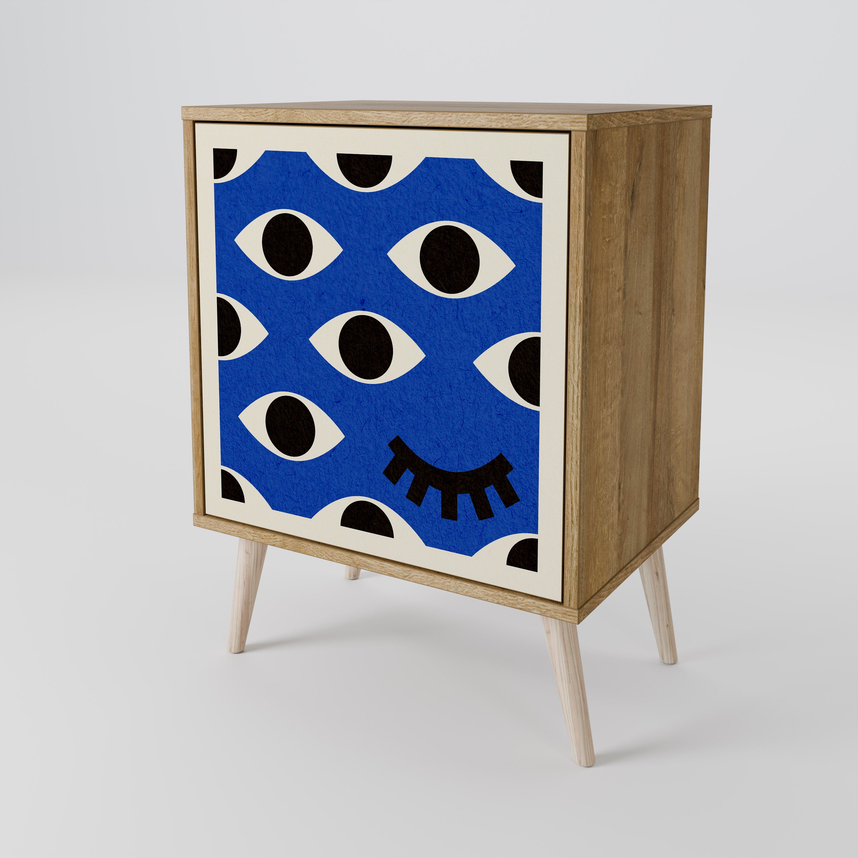 GEOMETRIC EYES 1-Door Sideboard