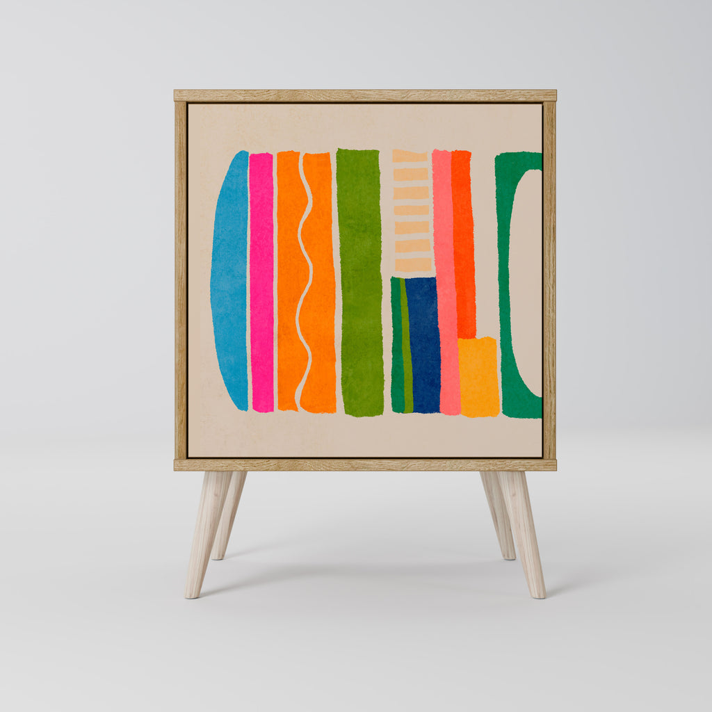 GEOMETRIC SHINE 1-Door Sideboard