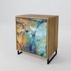 ABSTRACT THOUGHTS 1-Door Sideboard in Oak Effect