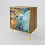 ABSTRACT THOUGHTS 1-Door Sideboard in Oak Effect