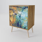 ABSTRACT THOUGHTS 1-Door Sideboard in Oak Effect
